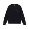 Stussy Merch Bon marché Noir Sweatshirt