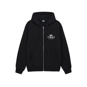 Stussy Merch Zipper Noir Pull