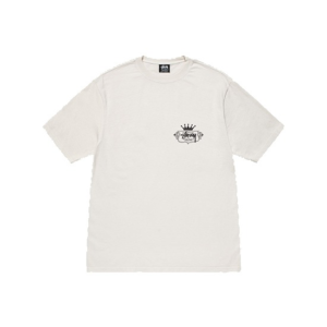 Stussy Merch Lion Rasta Blanc Tee
