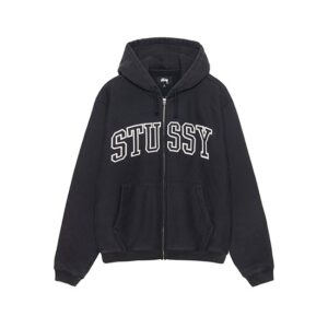 Stussy Merch Outline Noir Hoodie