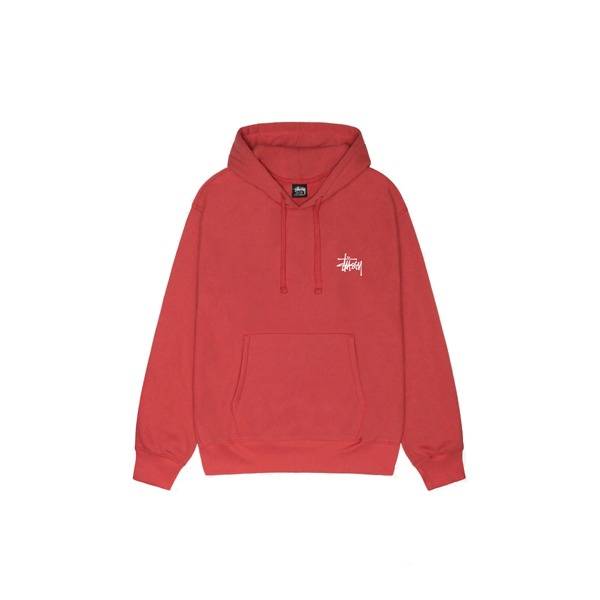 Pull-a-capuche-rouge-stussy-1-1 Stussy Merch capuche rouge Pull