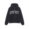 Stussy capuche zippé Outline noir Pull