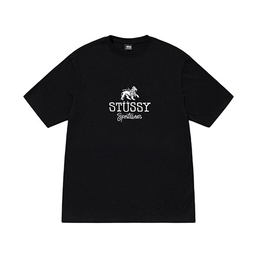 Stussy-Sportswear-Black-T-Shirt Stussy Merch Sportswear Noir Shirt
