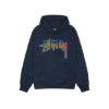Stussy Thermal Stock Bleu marine Pull