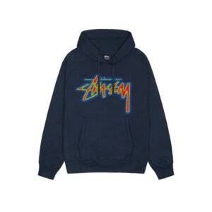 Stussy Thermal Stock Bleu marine Pull