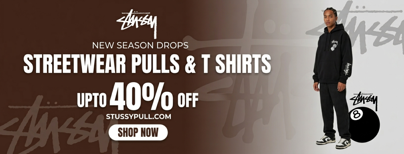 Pulls et t-shirts streetwear style Stussy sur stussypull.com avec jusqu'à 40 % de réduction.