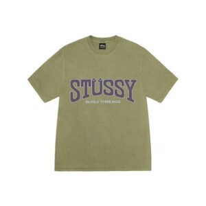 Stussy Merch Burly Threads Vert Tee