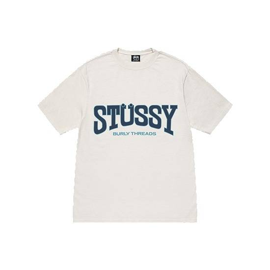 Burly-Threads-Stussy-T-Shirt-White (2) Stussy Merch Burly Threads Tee