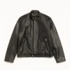 Stussy Merch Café Racer Noire Veste