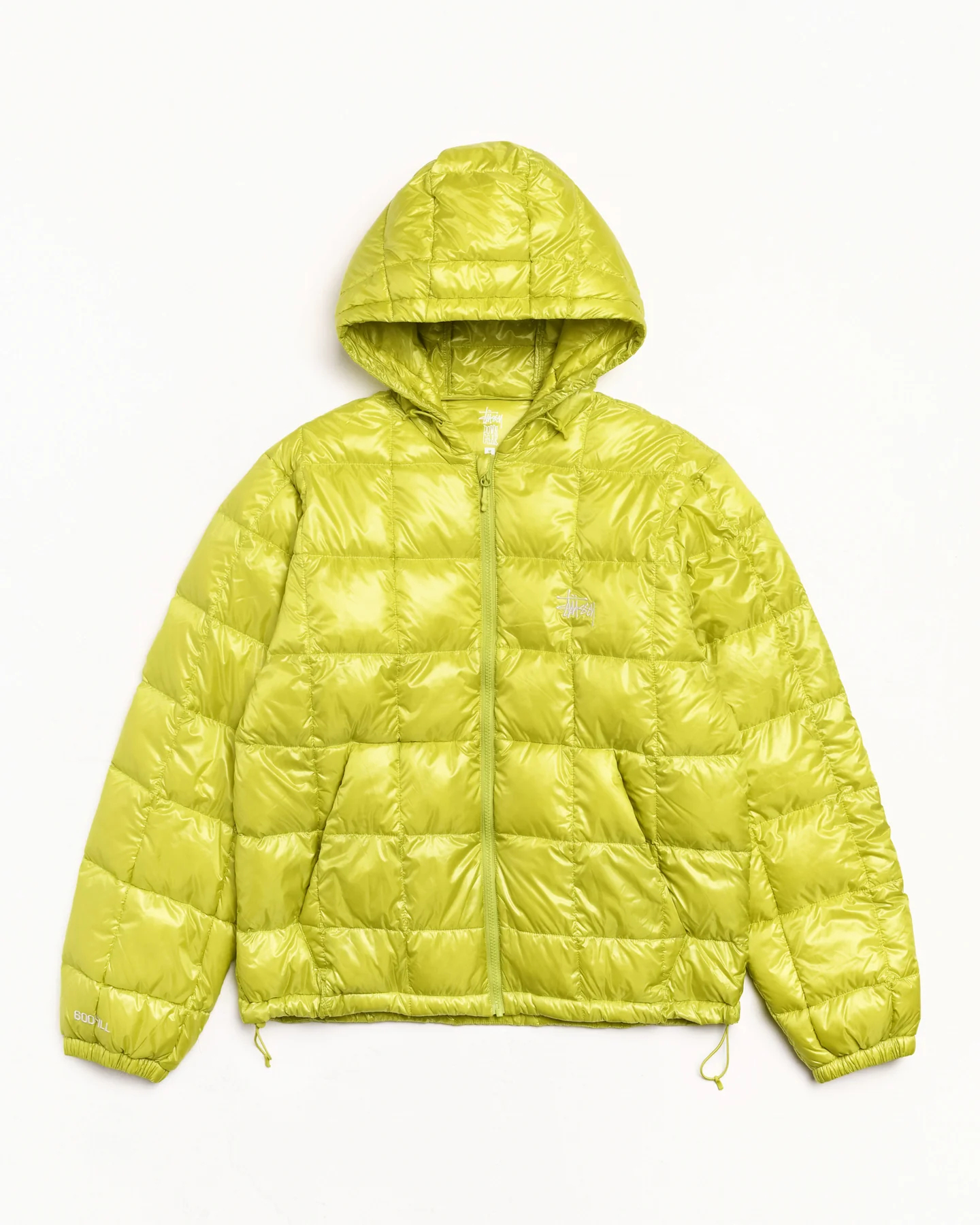MIDWEIGHT-HOODED-PUFFER (1) Stussy Merch capuche mi-lourde jaune Veste