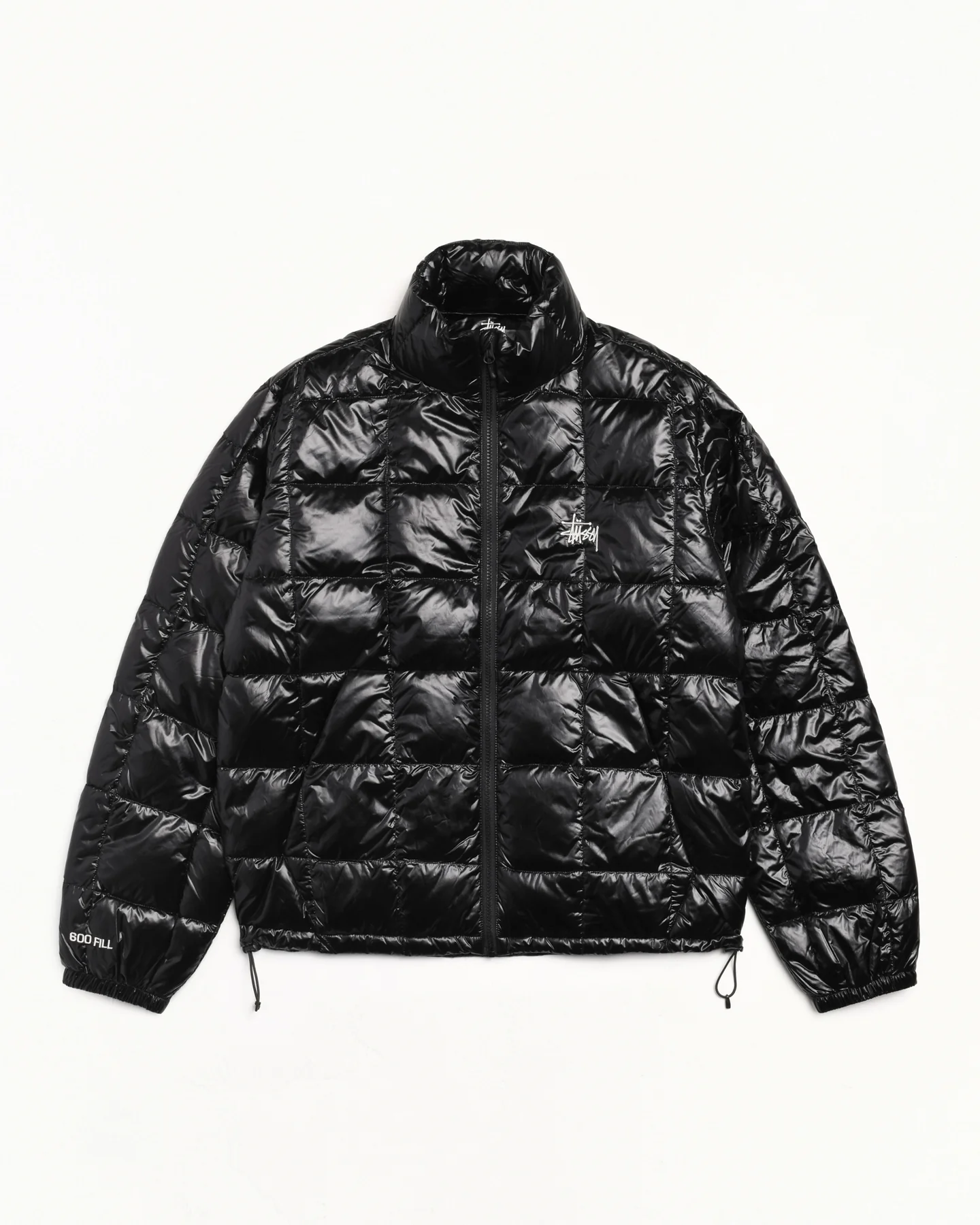 MIDWEIGHT-PUFFER (1) Stussy Merch mi-lourde Noire Veste