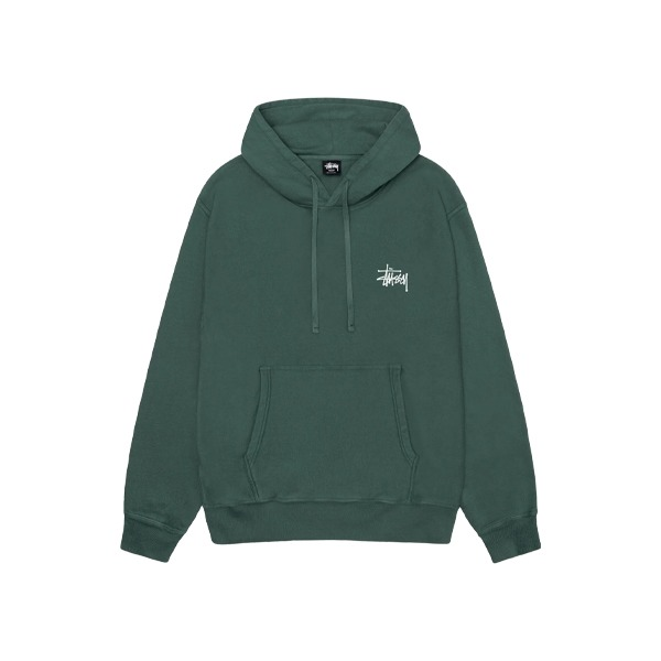 Pull-a-capuche-vert-stussy Stussy Merch capuche vert Hoodie