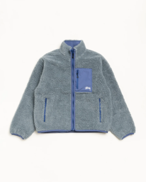 Stussy Merch Sherpa Bluestone Veste