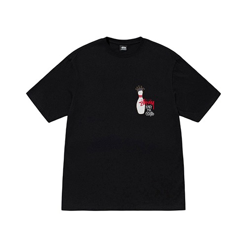 Stussy-Kingpin-Black-T-Shirt (1) Stussy Merch Kingpin Tee