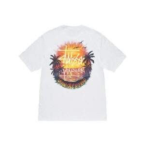 Stussy Merch Sunset Blanc Maillot