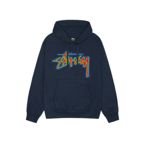 Stussy Merch capuche Bleu marine Hoodie