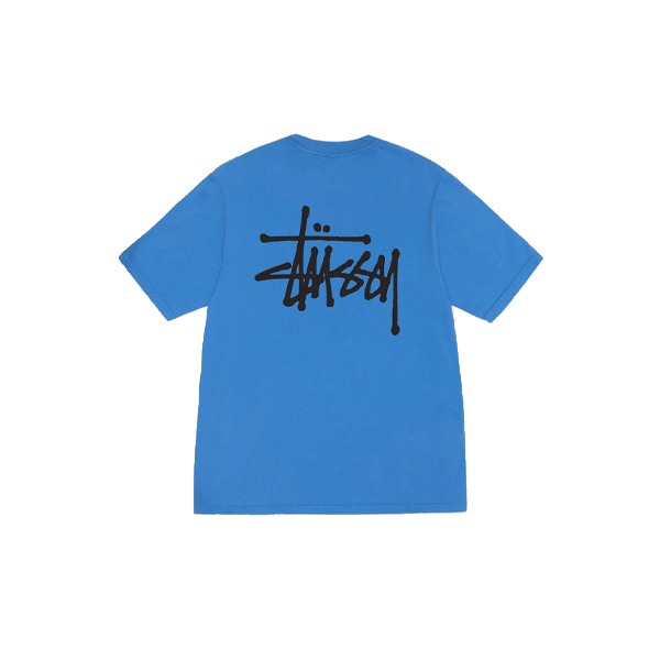 T-shirt-Stussy-bleu Stussy Merch bleu Maillot