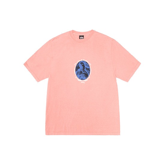 Venus-Oval-Stussy-T-Shirt-Pink (2) Stussy Merch Venus Oval Rose Tee